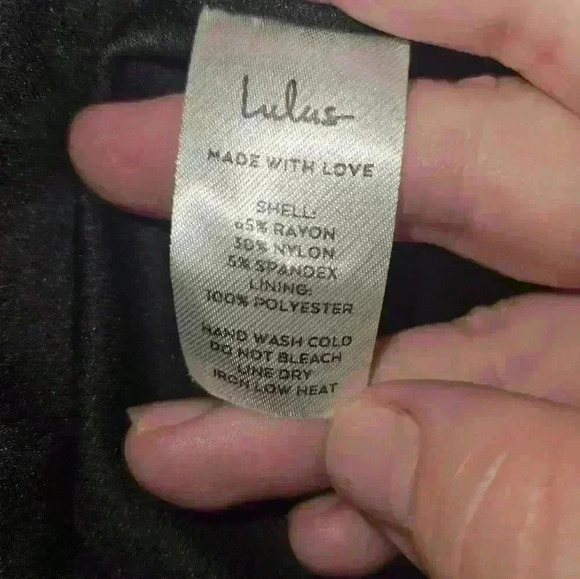 Lulu's Womans Black Dress Size Xl - Picture 9 of 11